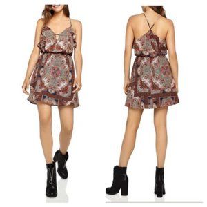 NWT BCBGeneration Dress Paisley Straps M NWT